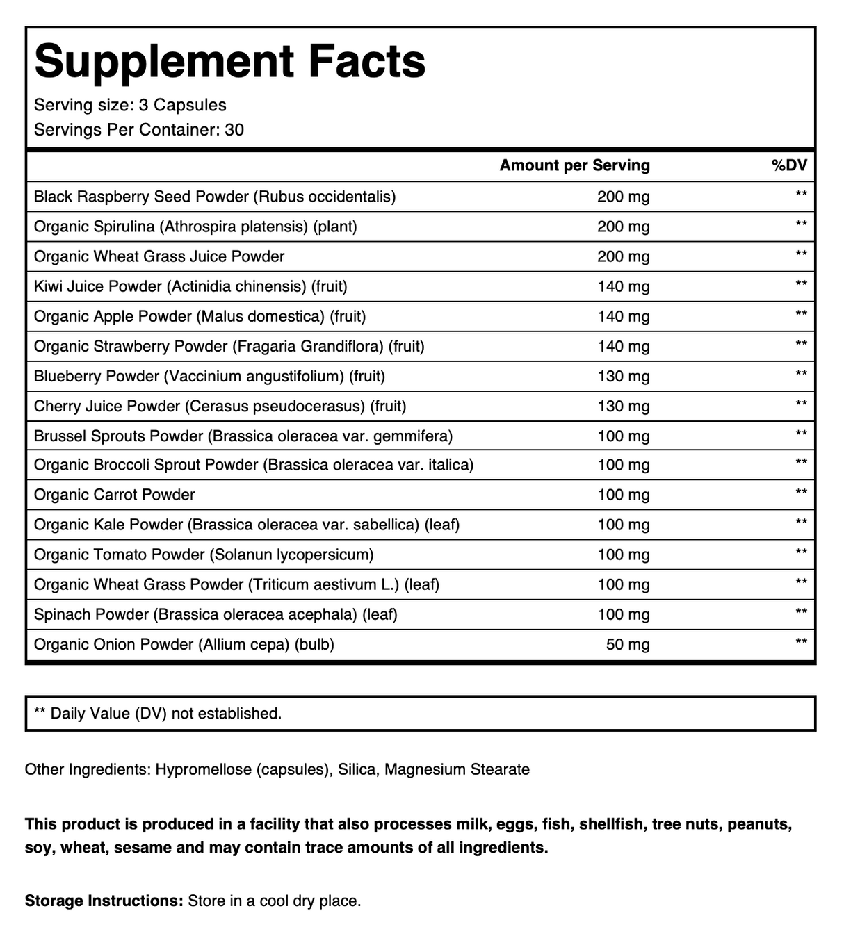 Daily Greens Plus+ (Capsules)