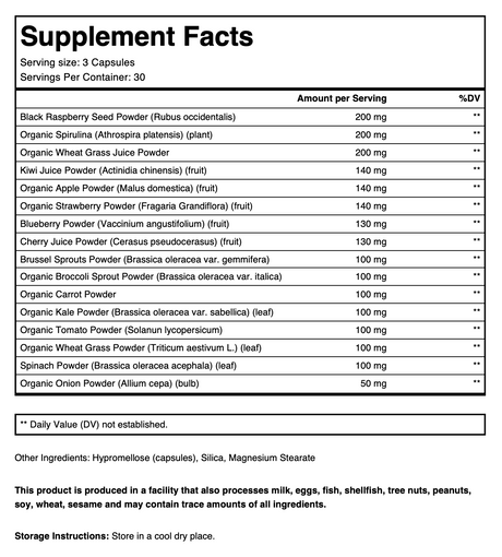 Daily Greens Plus+ (Capsules)